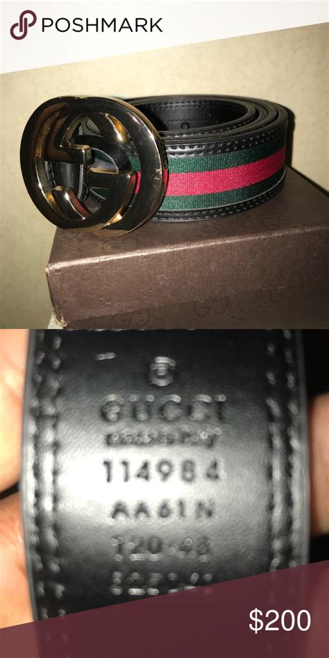 authentic gucci belt serial number.